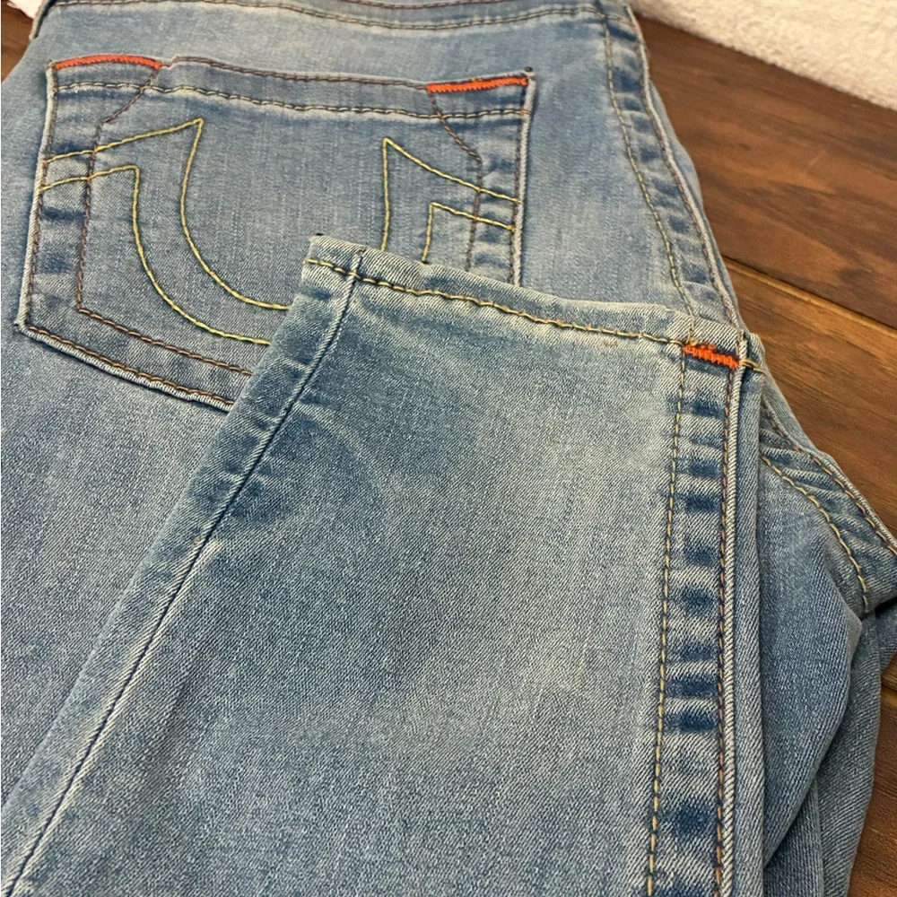 NWT True Religion Women Blue Jeans Size 27 Jennie Curvy Skinny - Picture 6 of 16